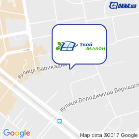 Твій Балкон (Малий В.А.) на мапі Твій Балкон (Малий В.А.) на мапі