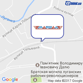 Маршал на карте