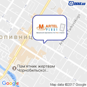 Мартел Буд Пласт на мапі Мартел Буд Пласт на мапі