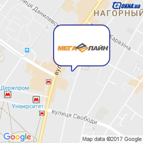 МегаЛайн на карте МегаЛайн на карте