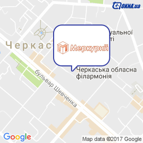 Меркурій на мапі