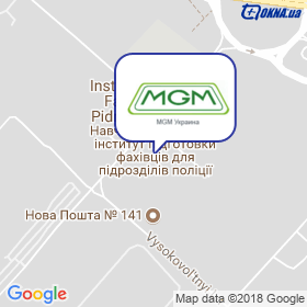 MGM Ukraine on the map MGM Ukraine on the map