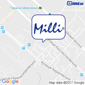 Milli ТМ на мапі Milli ТМ на мапі
