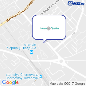 НоваПрайм ТМ на мапі НоваПрайм ТМ на мапі
