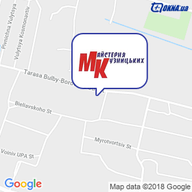 Maysternya kuznytskykh on the map Maysternya kuznytskykh on the map