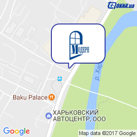 Модерн на карте Модерн на карте