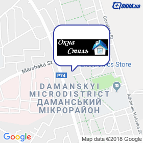 Okna styl' on the map Okna styl' on the map