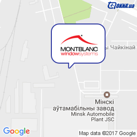 MONTBLANC на мапі MONTBLANC на мапі