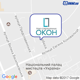 СВІТ СУЧАСНИХ ВІКОН на мапі СВІТ СУЧАСНИХ ВІКОН на мапі