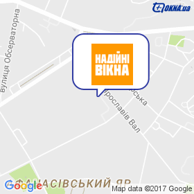 Надійні Вікна на карте Надійні Вікна на карте