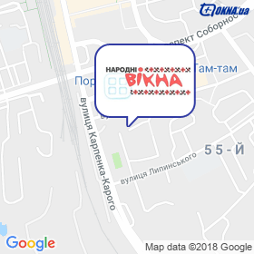 Народні вікна ТМ на мапі Народні вікна ТМ на мапі