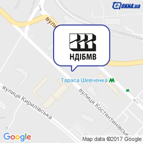 НДІБМВ на карте НДІБМВ на карте