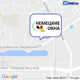 Немецкие окна на карте Немецкие окна на карте
