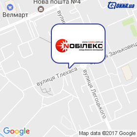 Нобілекс на мапі Нобілекс на мапі