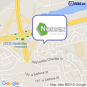 Nomex-Ukraine on the map Nomex-Ukraine on the map