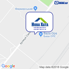 Nova Khata on the map Nova Khata on the map