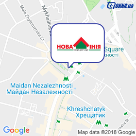 Nova Liniia on the map Nova Liniia on the map