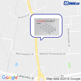 Novaplast on the map Novaplast on the map