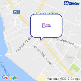 Нові Вікна на карте Нові Вікна на карте