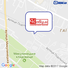 Новіум на карте Новіум на карте