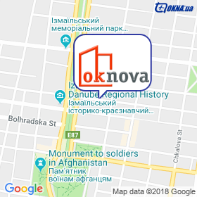 Novye okna on the map Novye okna on the map