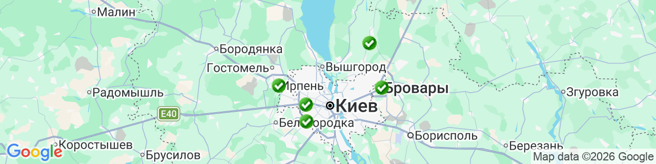 Карта об'єктів компанії Дім ремонту