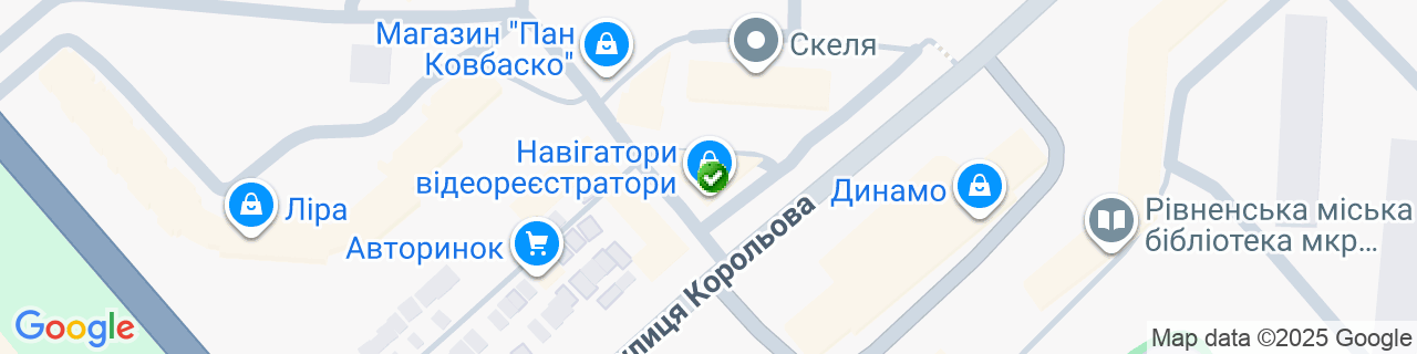 Карта об'єктів компанії Майстер-М Карта об'єктів компанії Майстер-М