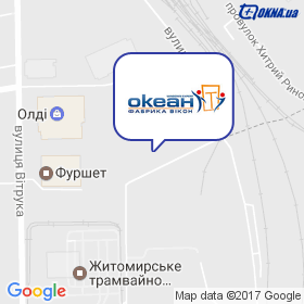 Океан на карте