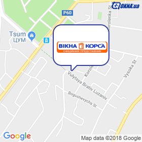 OKNA Konotop on the map OKNA Konotop on the map