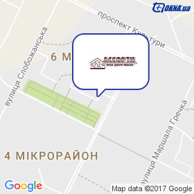 ВІКНА-АСОРТІ на мапі ВІКНА-АСОРТІ на мапі