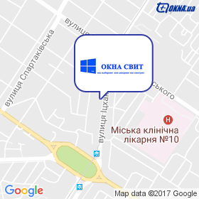 Окна Свит на карте Окна Свит на карте