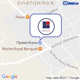 Окна БиС на карте Окна БиС на карте