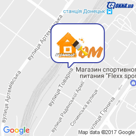 Оконный Дом на карте Оконный Дом на карте