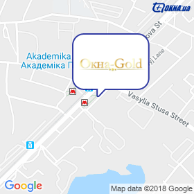 Okna-Gold on the map Okna-Gold on the map