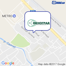 ОКНОГРАД на карте ОКНОГРАД на карте