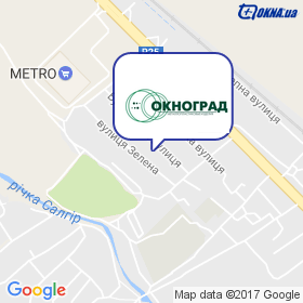 ОКНОГРАД на мапі ОКНОГРАД на мапі