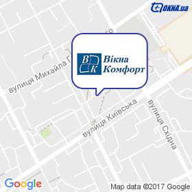 Вікна Комфорт на мапі Вікна Комфорт на мапі