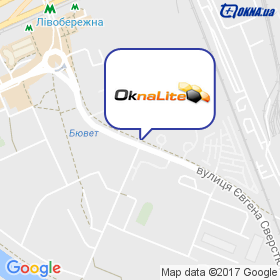 Окналайт на мапі Окналайт на мапі