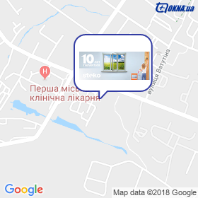 Вікна ЛЮКС на мапі Вікна ЛЮКС на мапі