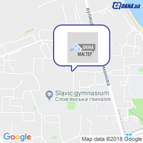 Okna Master on the map Okna Master on the map