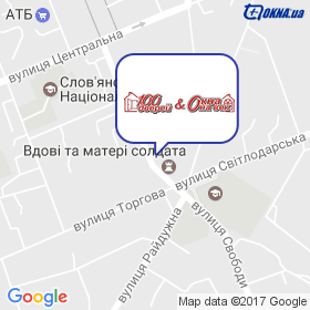 ВІКНА НА ВІК на мапі