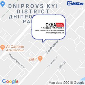 OKNA Plyus on the map