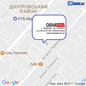 ВІКНА Плюс на мапі