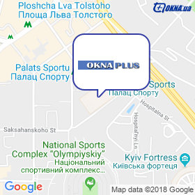 OknaPlyus on the map OknaPlyus on the map