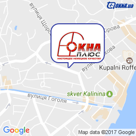 Вікна Плюс на мапі Вікна Плюс на мапі