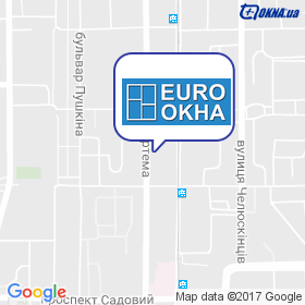 EURO-ВІКНА на мапі EURO-ВІКНА на мапі