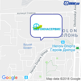 Okna Servys on the map