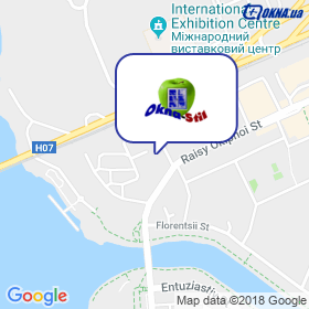 Okna Styl' on the map