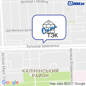 ОкнаТЕК на мапі ОкнаТЕК на мапі
