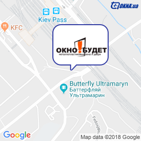 Okno Budet on the map Okno Budet on the map